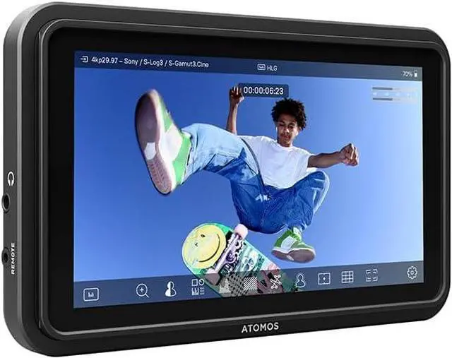 Alt view image 2 of 2 - Atomos Shinobi GO 5" HDMI 4K Camera Field Monitor with HDR Touchscreen - Black
