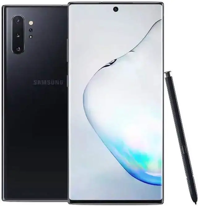 Main image of Samsung Galaxy Note 10+ Plus N975 256GB+12GB 6.8" AT&T Android Smartphone, Black