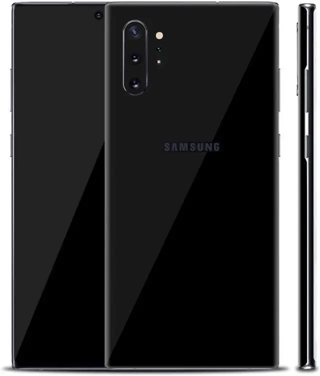 Alt view image 2 of 2 - Samsung Galaxy Note 10+ Plus N975 256GB+12GB 6.8" AT&T Android Smartphone, Black