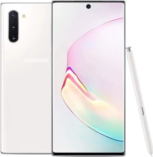 Main image of Samsung Galaxy Note 10 256GB/8GB 6.3" Unlocked Android Smartphone - Aura White