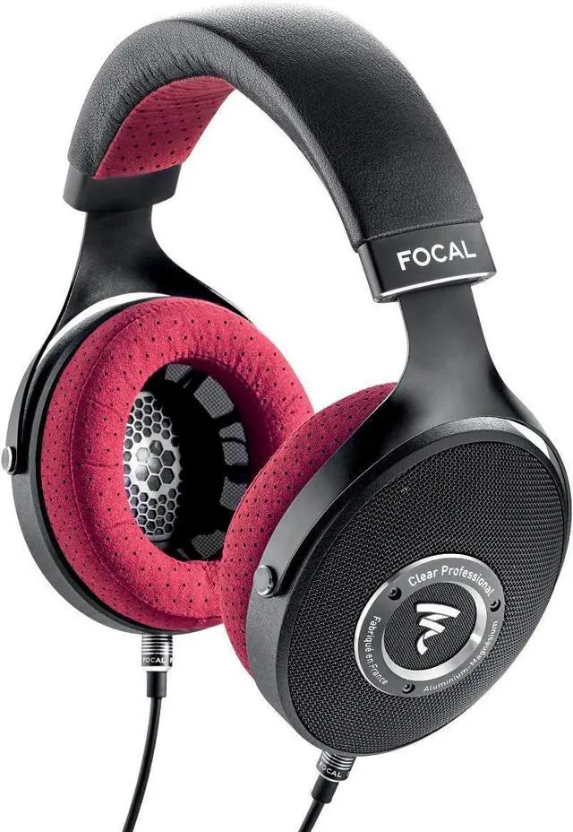 Main image of Focal CLEARPRO Clear Professional Open-Back Over-Ear Headphones, Red / Black
