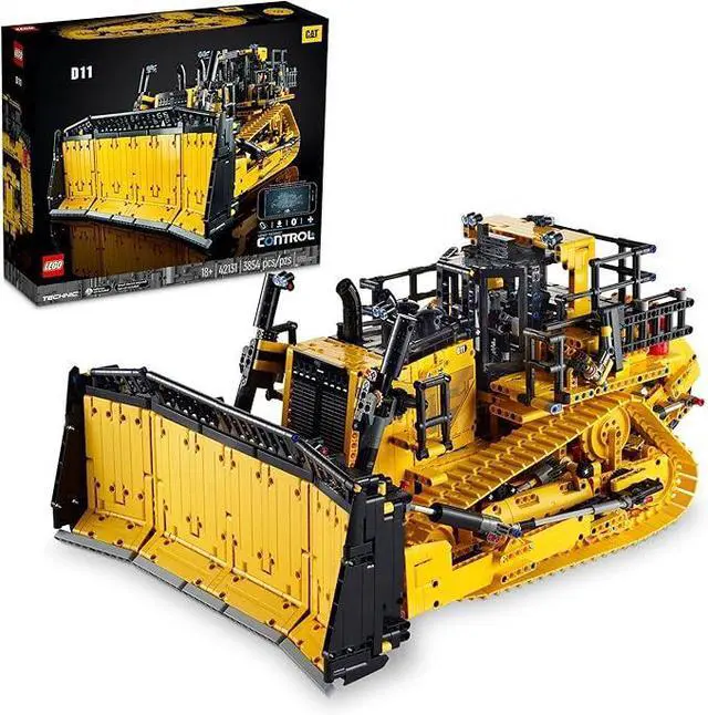 Main image of LEGO Technic App-Control Cat D11 Bulldozer 42131 Building Set for Adult 3854 Pcs