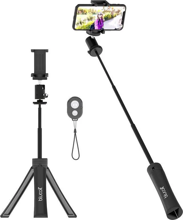 Main image of Blucoil Extendable Selfie Stick with Bluetooth Remote Control