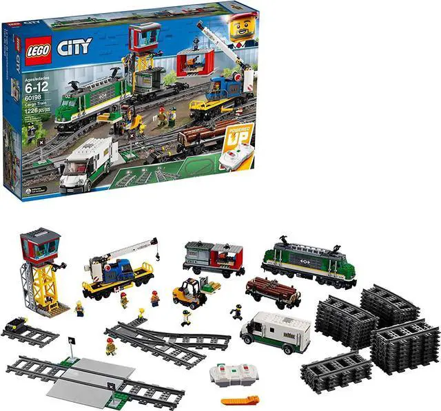 Main image of LEGO City Cargo Train Exclusive Remote Control Train Building Set, 1226 Pieces