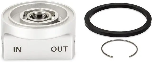 Main image of Mishimoto MMOC-FTO-M20 Remote Oil Filter Take-Off Plate, M20 X 1.5