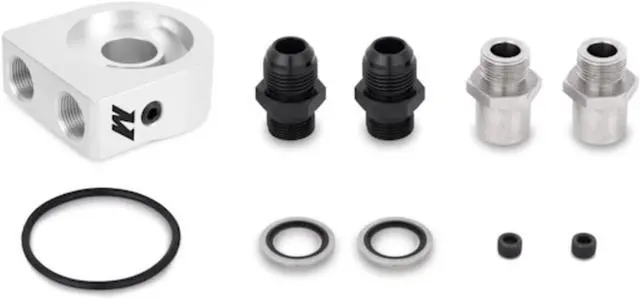 Alt view image 2 of 2 - Mishimoto MMOC-UHBK Universal Oil Cooler Kit with Universal Fitment - Black