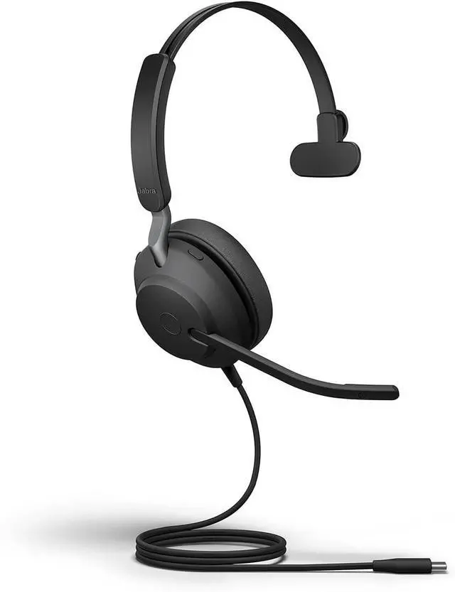 Main image of Jabra Evolve2 40 SE Mono Wired 3-Mic Call Headset with A Boom Arm - Black