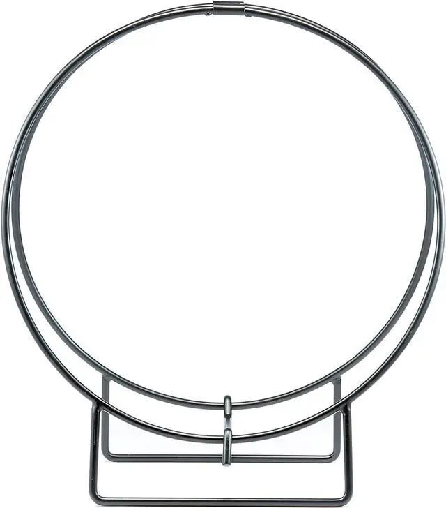 Main image of UniFlame W-1890 Iron Log Hoop with 1/2" Solid Stock Tool, Finished Black