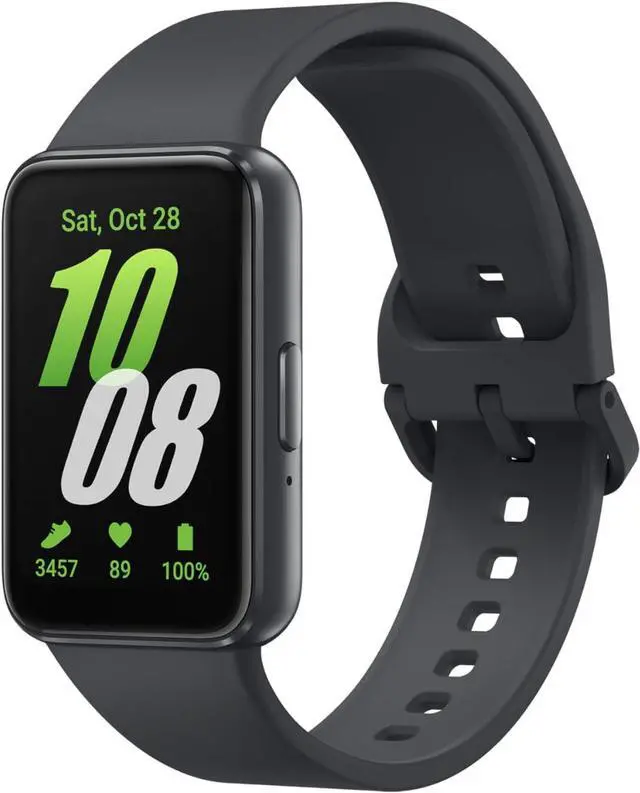 Main image of Samsung Galaxy Fit 3 1.6" Fitness Tracker w/ 14 Days Battery Life, IP68 - Black