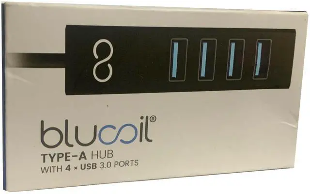 Alt view image 2 of 2 - Blucoil USB Hub with 4x USB Type A 3.0 Ports
