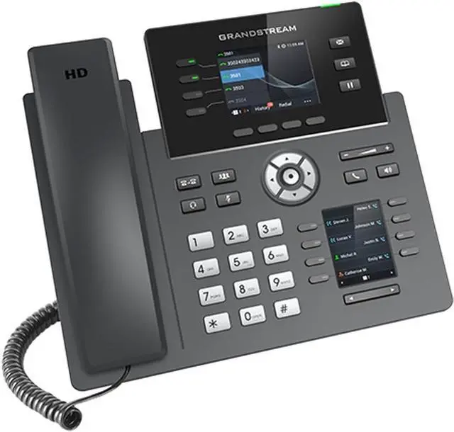 Alt view image 2 of 2 - Grandstream GRP-2614 Carrier-Grade IP Phone - Black