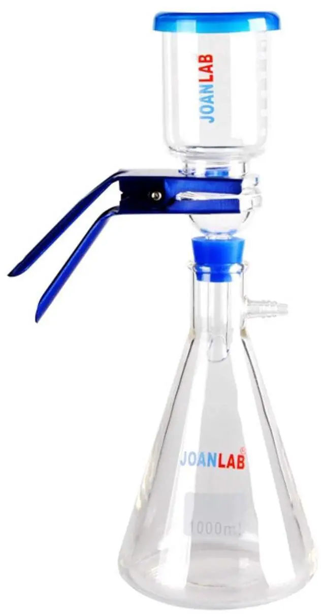 Main image of Joanlab 1000mL Round Bottom Vacuum Filtering Flask and 300mL Graduated Funnel