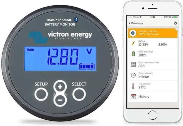 Alt view image 2 of 2 - Victron Energy BMV-712 Smart Bluetooth Battery Monitor with Temperature Sensor