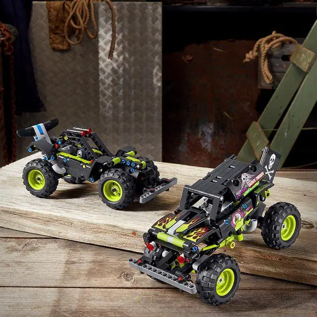 Alt view image 2 of 2 - LEGO Technic Monster Jam Grave Digger Building Toy Set for Kid - 212 Pieces