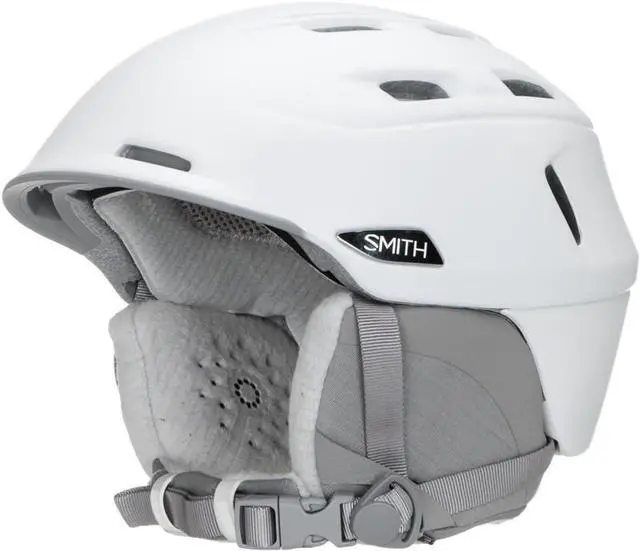 Main image of Smith Optics Compass Adult Ski Snowmobile Helmet for Women, Pearl White - Medium
