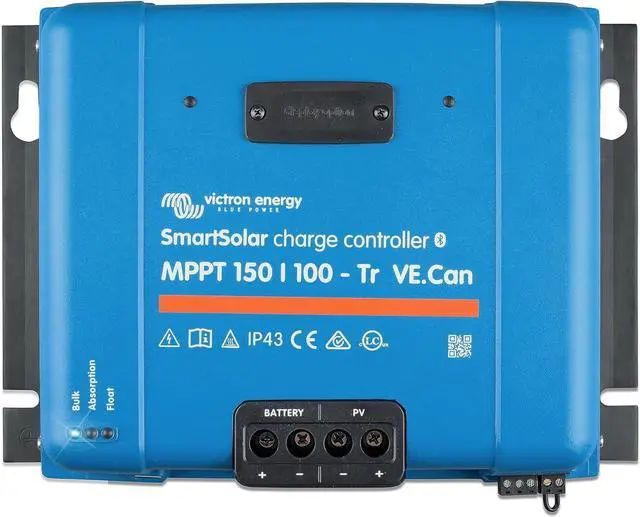 Main image of Victron Energy Smartsolar Mppt Bluetooth Charge Controller, 150 Volts, Blue