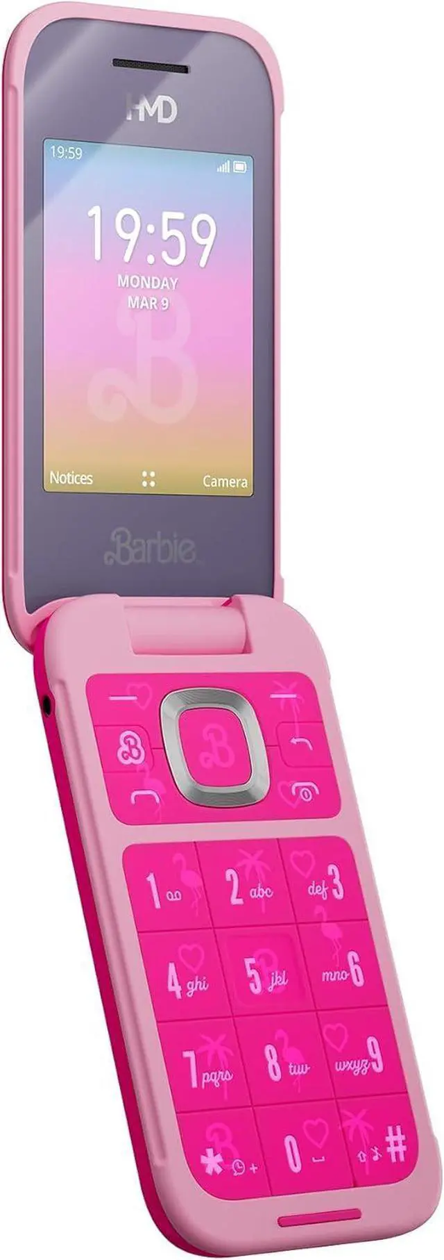 Alt view image 2 of 2 - Barbie TA-1420 HMD Global Oy 2.8" Unlocked T-Mobile for Adult - Power Pink