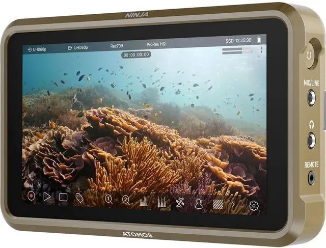 Alt view image 2 of 2 - Atomos Ninja 5.2" 4K HDMI Matte Color LED Display Recording Monitor, 6.2 Volts