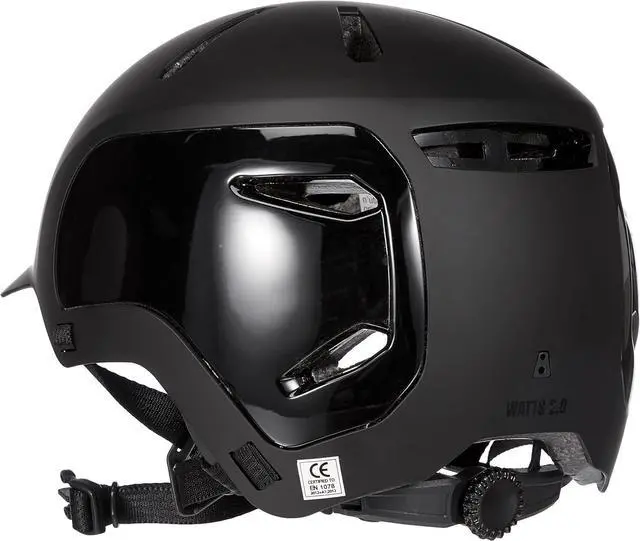 Alt view image 2 of 2 - BERN Watts 2.0 Cycling Helmet with Compass Fit System, Matte Black - Size Small