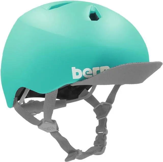 Main image of BERN Nina Lightweight Bike Helmet for Kids, Satin Turquoise, X-Small-Small