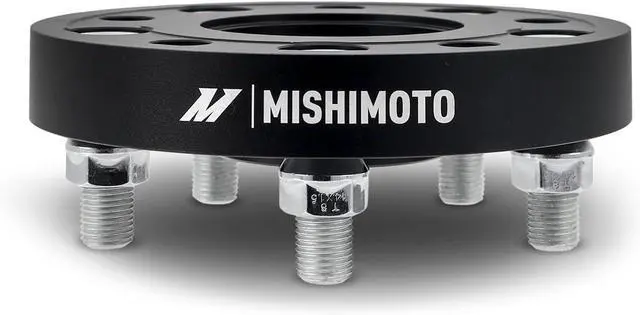 Alt view image 2 of 2 - Mishimoto MMWS-013-200BK Wheel Spacers for 2017+ Honda Civic Type R, Tesla S/X