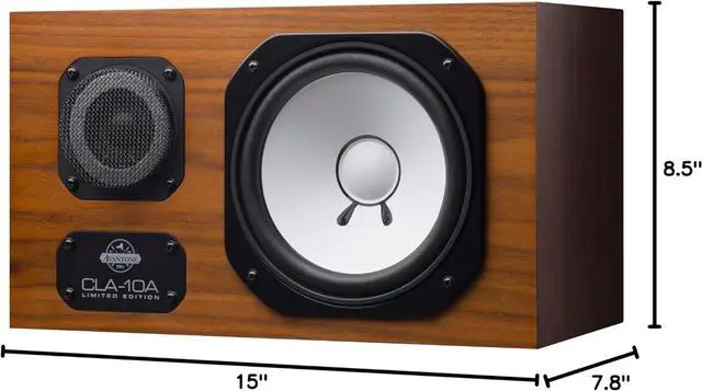 Alt view image 2 of 2 - Avantone Pro cla10Altd Active Studio Dark Walnut 7" Monitor Speaker - 2E+2 Watts