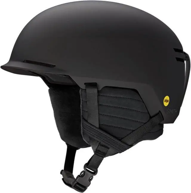 Main image of Smith Scout Adult Ski & Snowboard Helmet w/ MIPS Technology, Matte Black - Small
