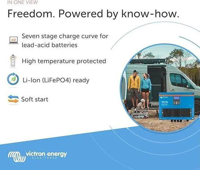 Alt view image 2 of 2 - Victron Energy Skylla IP65 Lithium-ion Waterproof 70 Amps Battery Charger - 12V