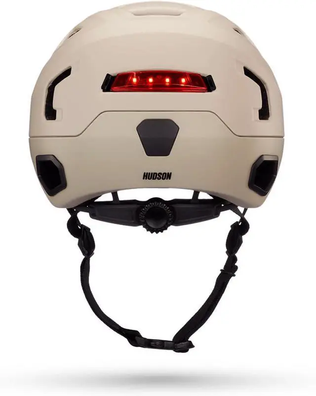 Alt view image 2 of 2 - Bern Hudson Commuter Bike Helmet w/ Ventilation System - MIPS Matte Sand, Small