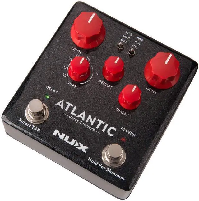 Alt view image 2 of 2 - NUX Atlantic Multi Delay and Reverb Effect Pedal with Inside Routinga Firmware