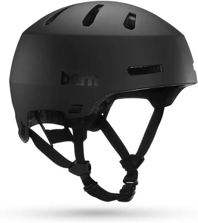 Main image of Bern Macon 2.0 Adult Multisport Helmet for Bike/Skateboard, Matte Black - Large