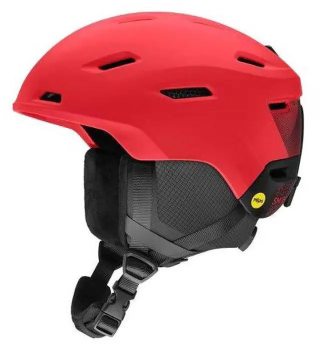 Main image of Smith Optics Mission MIPS Snow Helmets for Unisex Adults - Matte Red Rock, Large