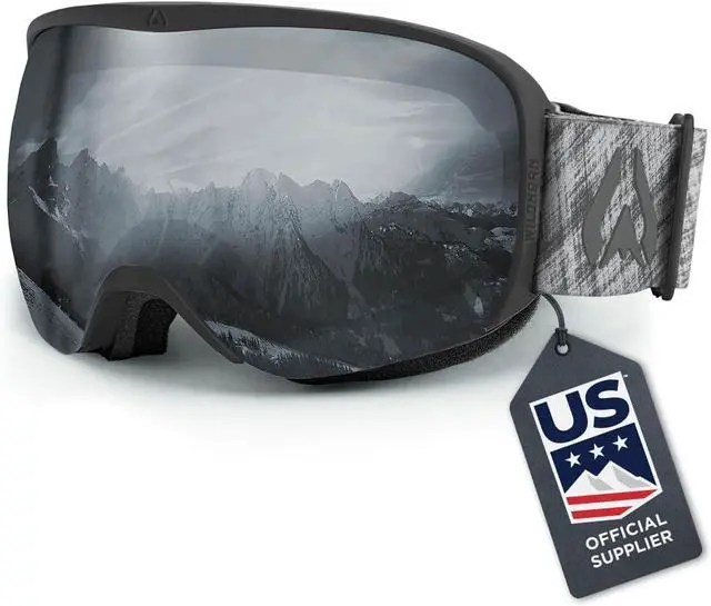 Main image of Wildhorn Cristo Ski Snow Goggles US Ski Team Official Supplier- Stealth-JetBlack