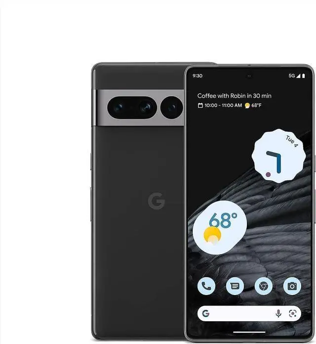 Main image of Google Pixel 7 Pro 5G 128+8GB Dual SIM 6.7" Android Smartphone, AT&T - Obsidian