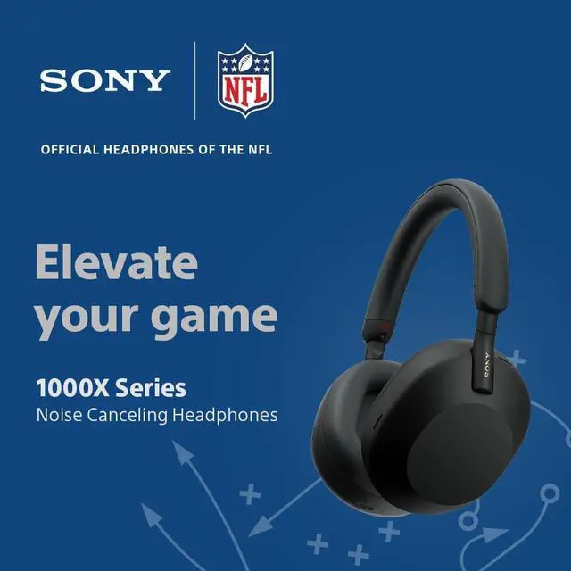 Alt view image 9 of 20 - Sony WH-1000XM5/B Wireless Industry Leading Noise Canceling Bluetooth Headphones (Black)