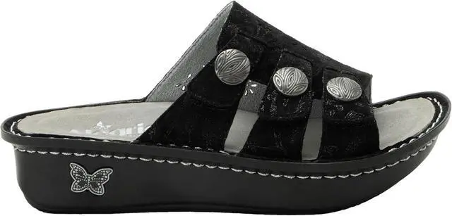 Alt view image 2 of 2 - Alegria Women Julee Triple Adjustable Platform Slide Sandal,Vinely, Size 10.5-11