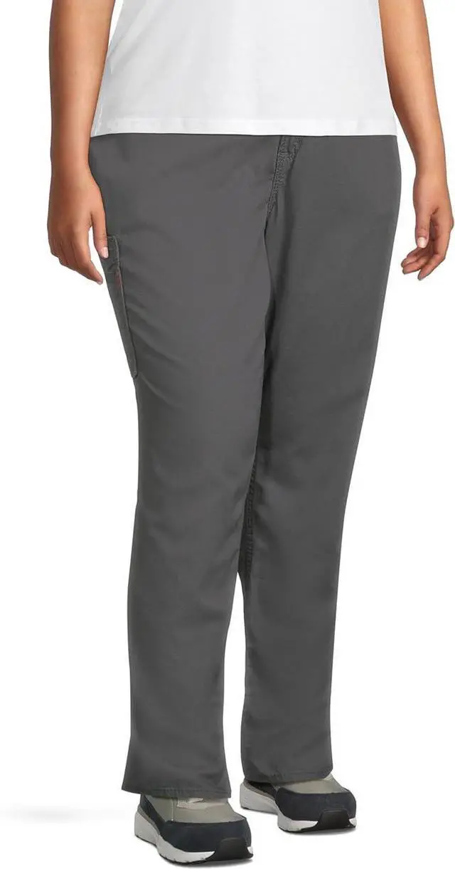 Alt view image 2 of 2 - ARIAT Men's Fr Stretch Canvas Stackable Straight Leg Pant, Iron Grey - Size 26