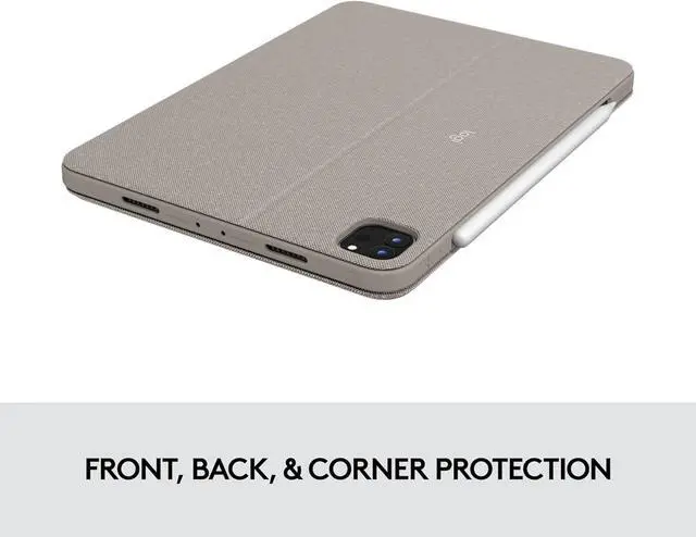 Alt view image 19 of 19 - Logitech Combo Touch Keyboard/Cover Case for 11" Apple iPad Pro 3rd Generation iPad Pro 2nd Generation iPad Pro Tablet Sand 920010165