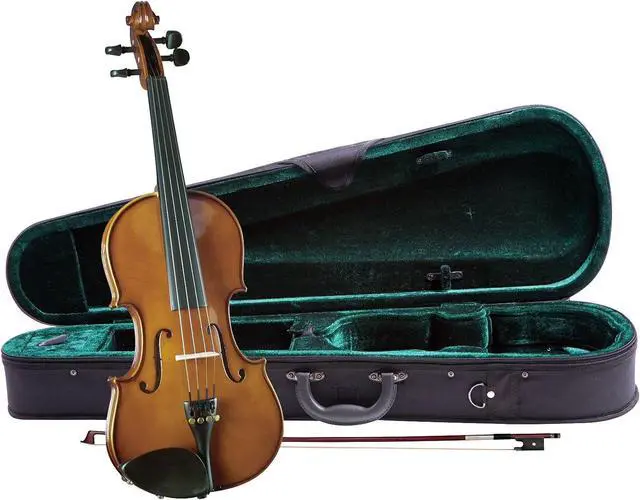 Main image of Cremona SV-100 Premier Manual Novice Violin, 4 Strings, Natural - Size 1/8