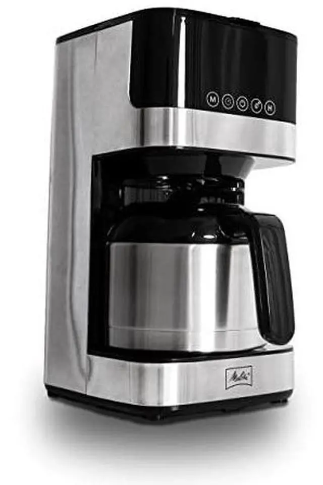 Alt view image 2 of 3 - melitta aroma tocco thermal drip| programmable coffee machine | 8 cup coffee maker with thermal carafe | glass touch control panel