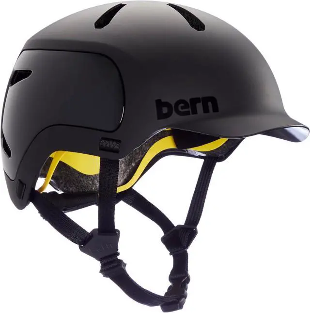 Main image of Bern Watts 2.0 Adult Bicycle Helmet with MIPS Protection - Matte Black, Small