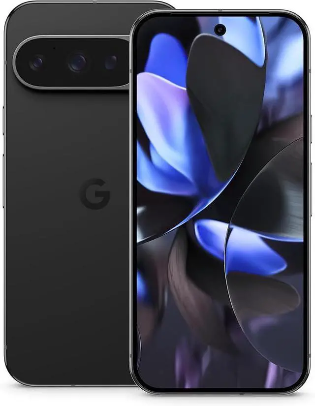 Alt view image 9 of 10 - Google Pixel 9 Pro - Unlocked Android Smartphone with Gemini, Triple Rear Camera System, 24-Hour Battery, and 6.3" Super Actua Display - Obsidian - 256 GB