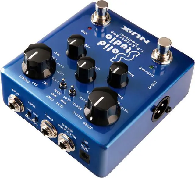 Alt view image 2 of 2 - NUX NSS-5 Solid Studio I.R. and Power Amp Corded Electric Analog Simulator Pedal