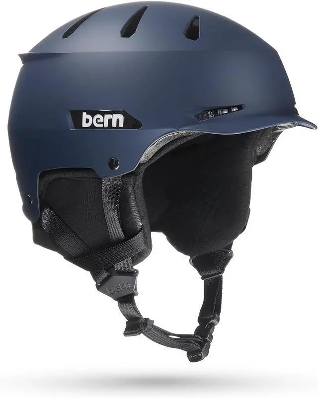 Main image of Bern Hendrix Adult Snowsports Helmet - Jr. Matte Midnight, Youth Small/Medium