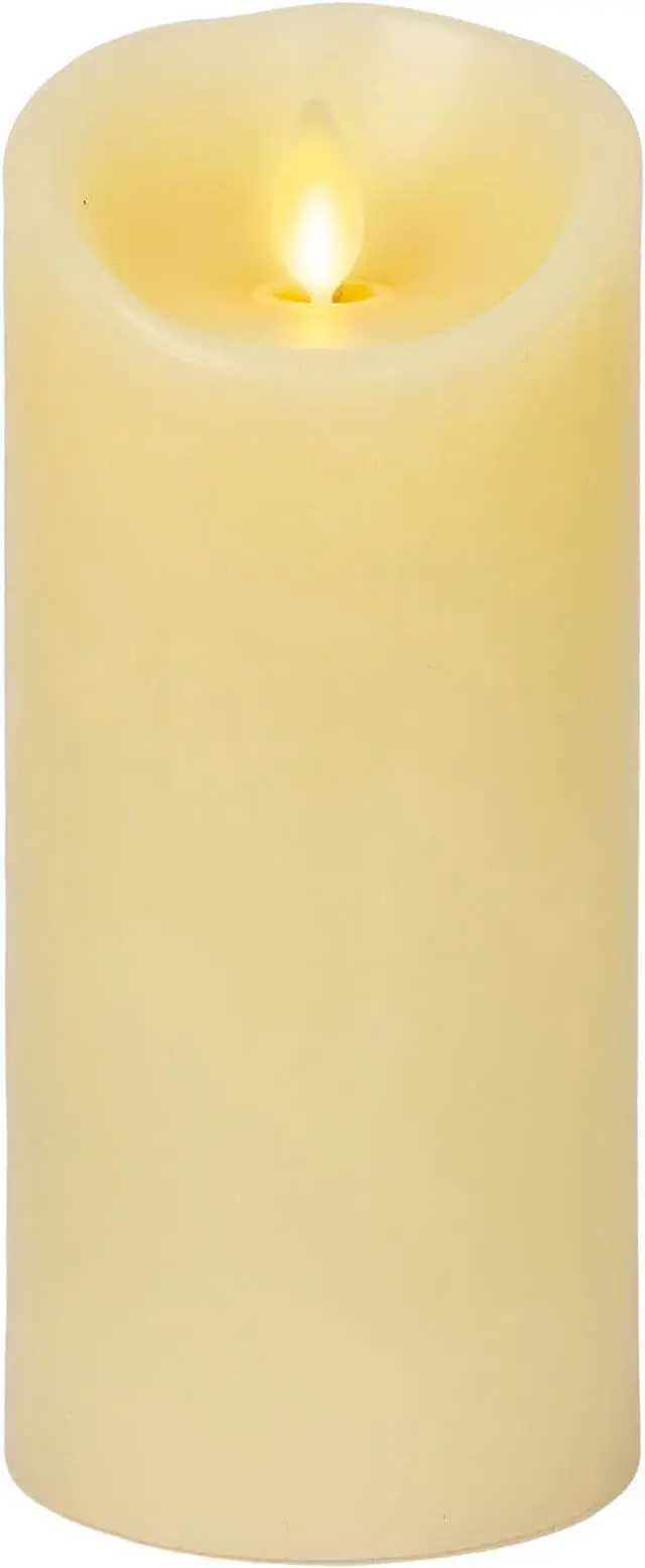 Alt view image 2 of 2 - Luminara Flickering Flameless LED Candle for Indoor Home Decor, 3" x 6.5", Ivory