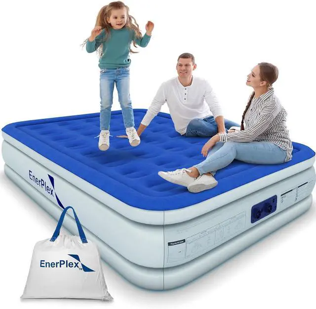 Main image of EnerPlex 13 Inch Double Height Air Mattress for Camping, Home & Travel - Twin---