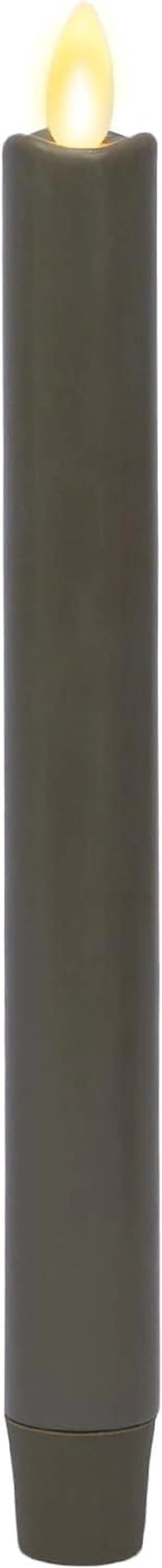 Main image of Luminara Flameless Battery Operated Cone LED Candle, Pack of 1-1x9.5, Stone Grey