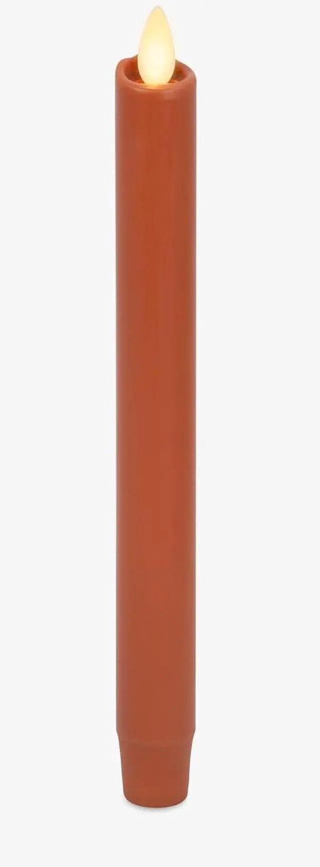 Main image of Luminara Flameless Battery Operated Taper Candle for Home Kids - Adobe Smooth