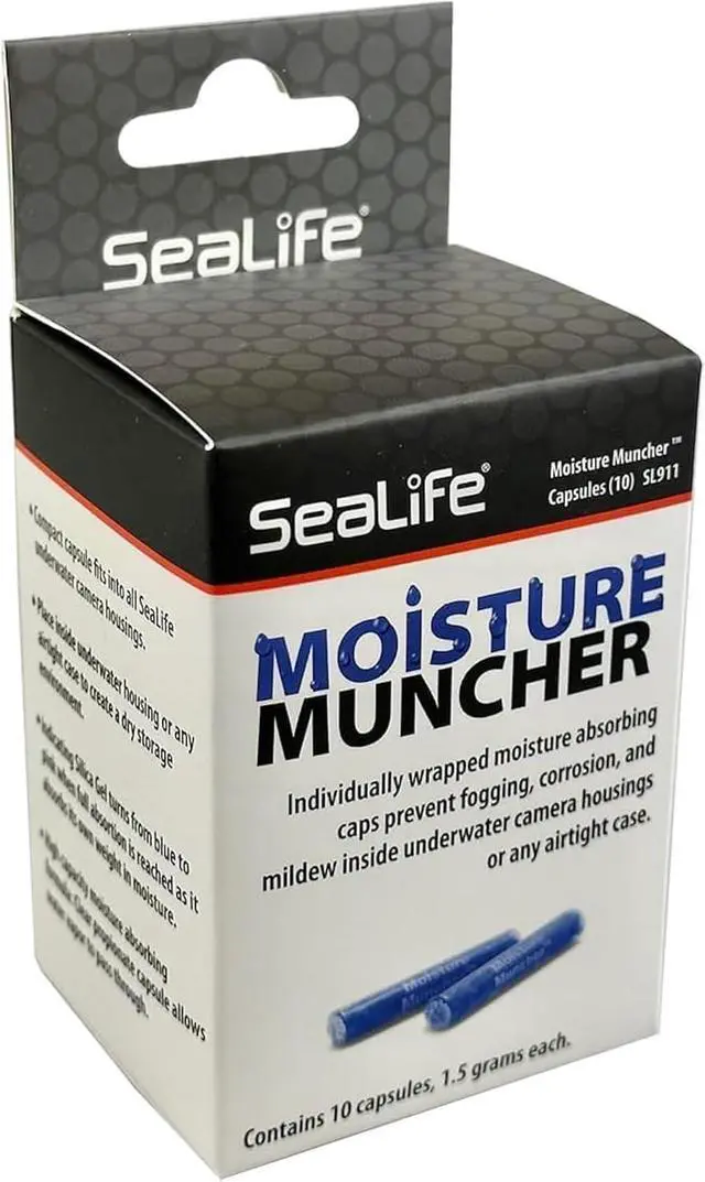 Alt view image 2 of 2 - Sealife SL 911 Underwater Housing Moisture Muncher Capsules for Smartphone, Blue
