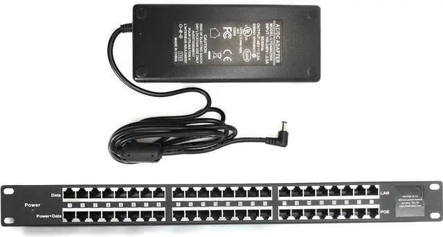 Main image of PoE Texas 24 Port Passive PoE Injector w/ 48V 120W PS  for 802.3af Devices